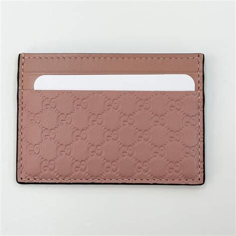 portacarte gucci rosa|porta card gucci donna.